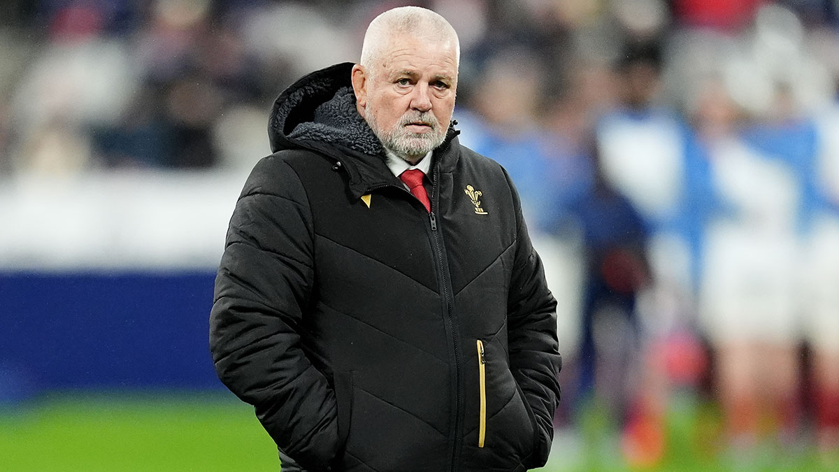 Warren Gatland before France v Wales match in 2025 Six Nations