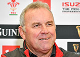 Wayne Pivac at Wales Six Nations squad announcement